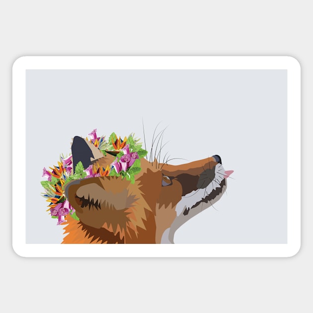 Foxtress Sticker by yasminrose